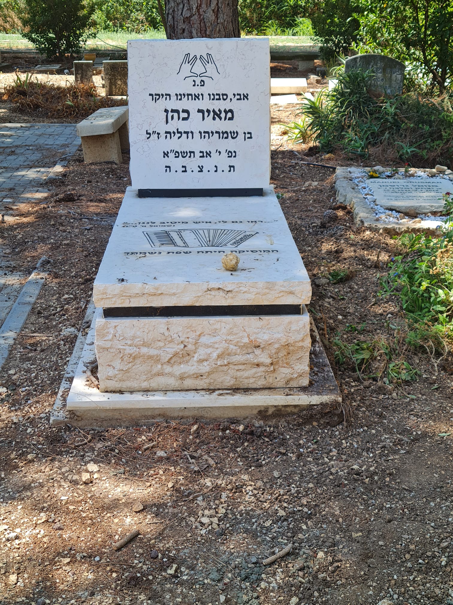 מצבת אבן טבעית